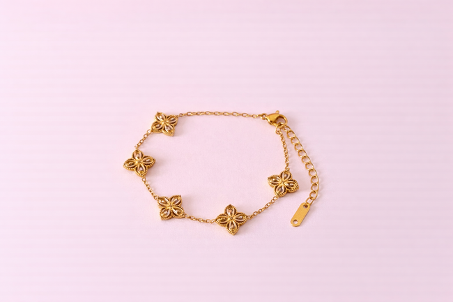 Roseraie Fleur Bracelet