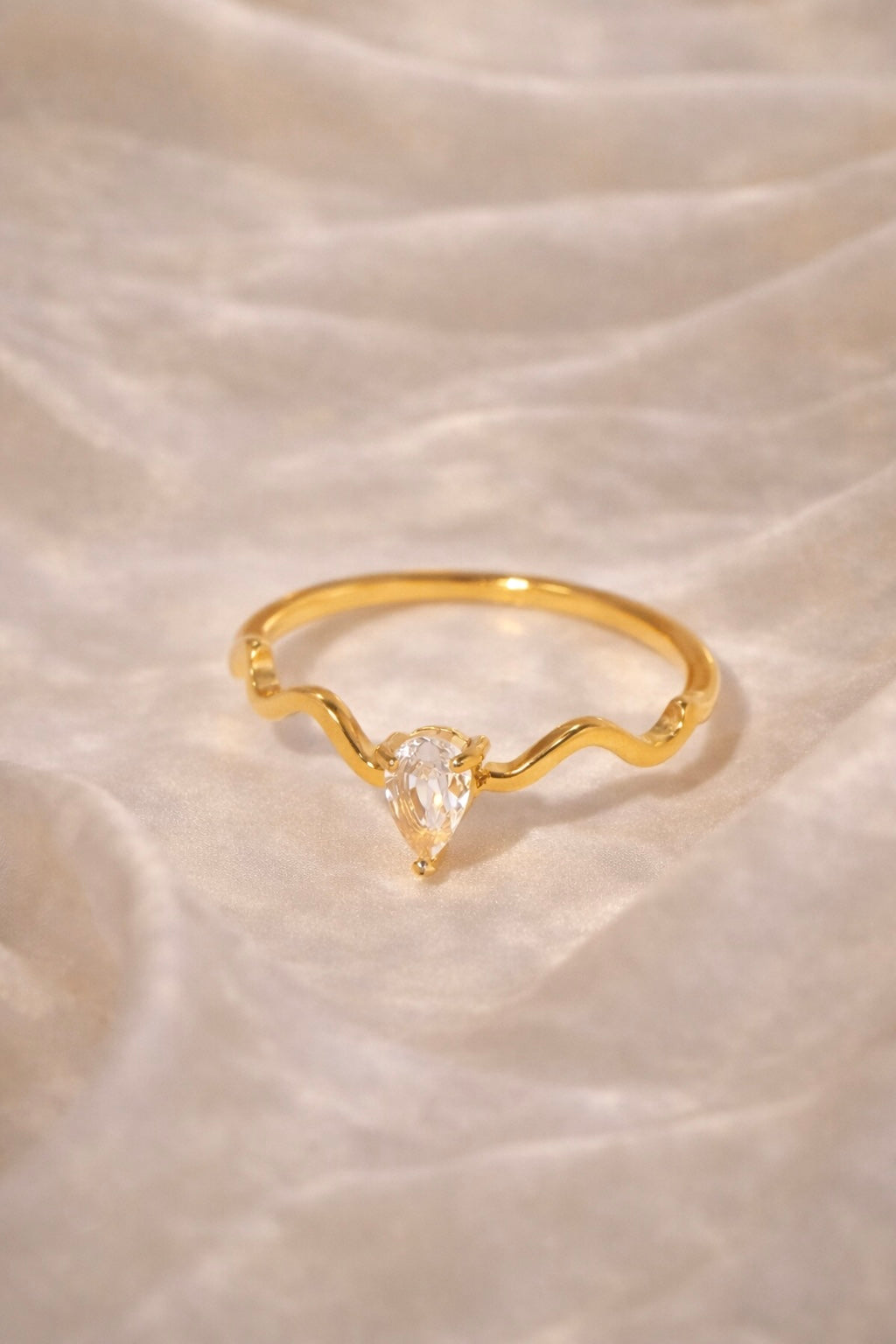 The Golden Wave ring