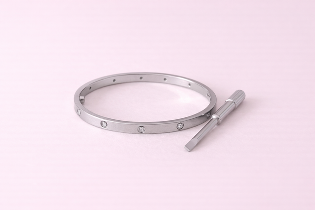 Lumière Bangle - Silver