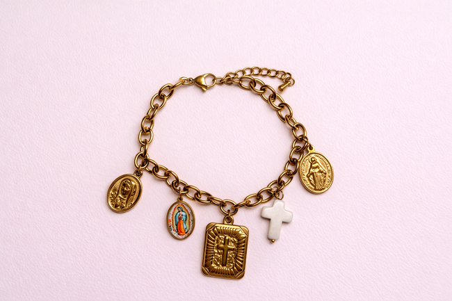 Our Lady Charm Bracelet